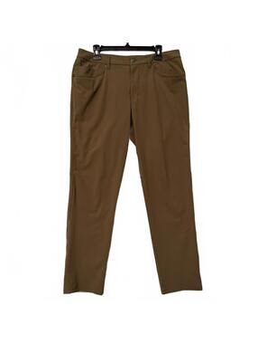 Lululemon ABC Classic Fit Pants Men's 34X31 Brown Warpstreme Chino LM5967S